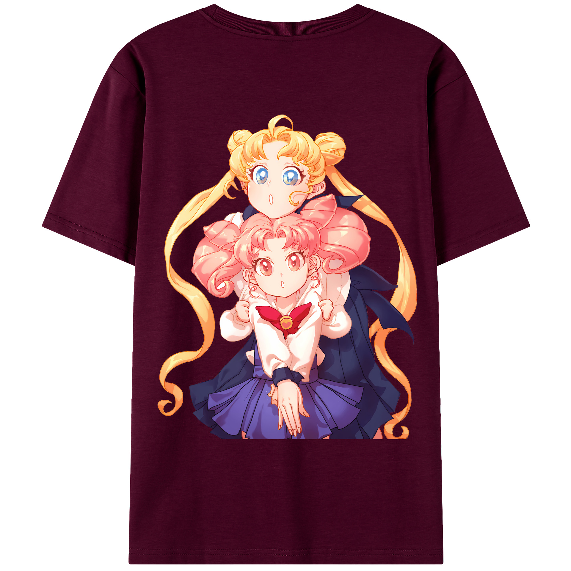 （画像用） 美少女戦士セーラームーン 愛野 美奈子 あいの みなこ Sailor Moon Aino Minako レディース半袖Tシャツ(バックプリント)